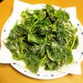 max4995's cooksnap of when they made モロヘイヤの天ぷら.