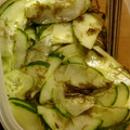 めがねりんご's cooksnap of when they made きゅうりとごはん昆布の酢の物.