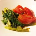 ＊Kyon＊'s cooksnap of when they made 小松菜とトマトの煮びたし.