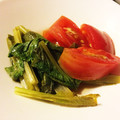 ＊Kyon＊'s cooksnap of when they made 小松菜とトマトの煮びたし.