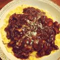 にゃにゃこ♪'s cooksnap of when they made きのこのデミグラスソースオムライス.