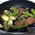 夏目隕石's cooksnap of when they made 意外に簡単☆茄子と鶏唐揚げの揚げ浸し.