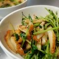 豆と麦's cooksnap of when they made 減塩！豆苗と竹輪のピリ辛マヨ醤油炒め.