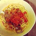 ゆちむー's cooksnap of when they made 絶品トマトソースでボンゴレロッソ♪.
