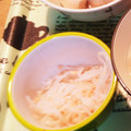 dapui's cooksnap of when they made ピンクが可愛い～♪白滝の真砂和え.