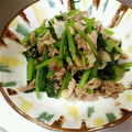 とっとっとまとちゃん's cooksnap of when they made ごはんが進む！豚と小松菜のにんにく炒め.
