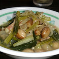 hiromi605's cooksnap of when they made カブの葉と白いんげん豆のさっと煮.