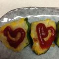 うさしんじくん's cooksnap of when they made めちゃ簡単♪ピーマンのポテト＆炒り卵詰め.