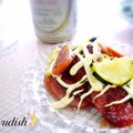 まゆディッシュ's cooksnap of when they made 簡単♪チョリソと野菜でスイチリマヨ炒め♡.