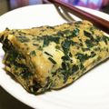 ほくろ99's cooksnap of when they made モロヘイヤの玉子焼き♡.
