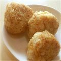 sweet_rose's cooksnap of when they made チーズINオカカおにぎり.