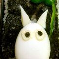 えみ林檎's cooksnap of when they made キャラ弁❈ジブリ　雨の日♥小トトロ.