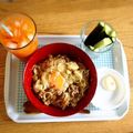 中学二年生's cooksnap of when they made ツルルン簡単うまい！我が家のスタミナ丼☆.