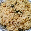 westerly's cooksnap of when they made 大葉とじゃこの炊き込みご飯☆.