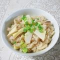 MINARIN5's cooksnap of when they made ルクエスチームケースで作る！たけのこご飯.