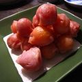 たなか家's cooksnap of when they made 実は生ハム＾＾ベーコントマトの串焼き.