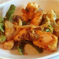 キムチキムチキムチ's cooksnap of when they made お魚美味しい✿かじきのオイマヨ炒め.