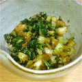 κμγεηαι's cooksnap of when they made セロリの葉っぱの佃煮.