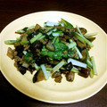 ぴとぴとぴとぴ's cooksnap of when they made 豚肉とわらびと茄子と小松菜の塩麹炒め.