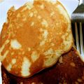 ﾏｯﾀﾘﾛ's cooksnap of when they made 卵がない！マヨで作ったホットケーキ☆.