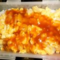 ゆてみん's cooksnap of when they made 海老玉✿甘酢餡かけ丼.