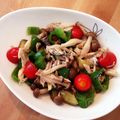 おっち24's cooksnap of when they made 蒸サバしめじトマト大葉中華和えサラダ.