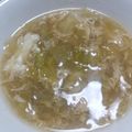キジトラとハチワレ's cooksnap of when they made 早くて簡単！レタスと卵の中華スープ.