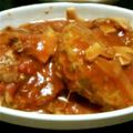 はなファブリック's cooksnap of when they made 余ったハヤシライスで♪煮込みハンバーグ.