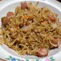 やよもも's cooksnap of when they made 簡単！残り野菜のそばめし.