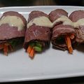 しもきゅう's cooksnap of when they made ローストビーフの野菜巻き☆おいしい♡.