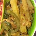 す1222's cooksnap of when they made 鶏肉とじゃがいもとピーマンのカレー炒め.