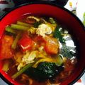 ビシビック's cooksnap of when they made 朝スープに♪トマトと卵の酸辣湯☆.
