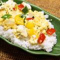 ちべターリー's cooksnap of when they made とろ～り卵でガパオな親子丼.
