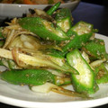 hiromi605's cooksnap of when they made オクラとミョウガの梅ごま和え.