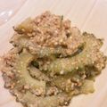 ノリサン's cooksnap of when they made ゴーヤのゴマポン酢和え✿.