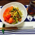 chacha☆ki's cooksnap of when they made とろ～り♬ごま油香る♪納豆キムチうどん.