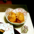 michygel's cooksnap of when they made ほうれん草と卵の薄あげ巾着煮.