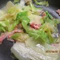 ちゃみ's cooksnap of when they made ベーコンとレタスのレモン炒め.