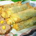 mielle's cooksnap of when they made ささみとチーズの梅しそ春巻.