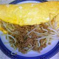 クックOVAA92☆'s cooksnap of when they made もやしと豚ひき肉のたまご包み.