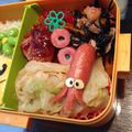 まっきー♪３７'s cooksnap of when they made *ドーナツ◎ウインナー*キャラ弁*.
