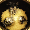 リラシャン's cooksnap of when they made 炊飯器でらくちんゆで卵☆.