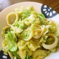 ふくめい's cooksnap of when they made 春キャベツといかのいしる炒め♪.