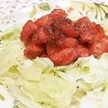 ともりん0203's cooksnap of when they made ゆでキャベツのソーセージ　トマトソース.