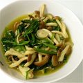 カナティー☆'s cooksnap of when they made ほうれんそうとしめじのペペロンチーノ風.