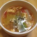 すわわ's cooksnap of when they made ■簡単朝昼■ふわふわ卵トマトスープ☆減量.