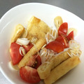 97113183's cooksnap of when they made 超カンタン！トマトと油揚げのさっぱり和え.