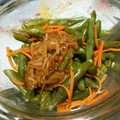 ひろみ。's cooksnap of when they made 【簡単副菜】いんげんと人参のなめ茸和え.