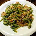 p0u02's cooksnap of when they made 子供も大好き◎ゴーヤと油揚げの照り煮.