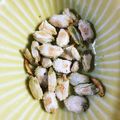 Uo･ｪ･oU☆'s cooksnap of when they made ピスタチオ代替ゴーヤ種.